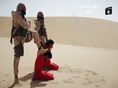 (NEW) Two Captives Executed with Pistol Shots to Head by ISIS