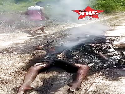 Young Man Dies when Motorcycle Crashes and Catches Fire in Brazil