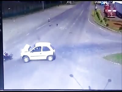 CCTV. Accident 