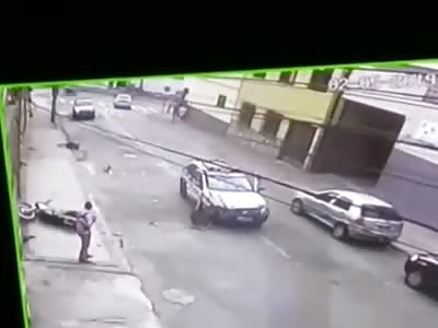 SHOCKING ACCIDENT WITH BIKER (CCTV + AFTERMATH)