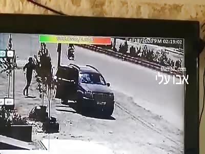 The moment the vehicle with Hezbollah officials was destroyed 