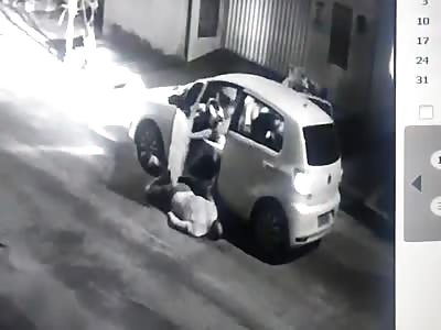 CCTV man executed in his car (Thrown away like rubbish) 