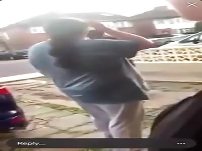 Man falls knocked out of a blow to the face 