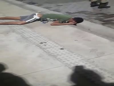 Murdered man with head shot Brazil 