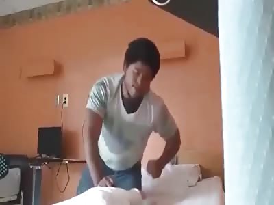 Son of a bitch... Man brutally beats old man (vertical version).
