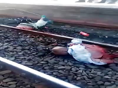   Shocking. Man commits suicide on train tracks