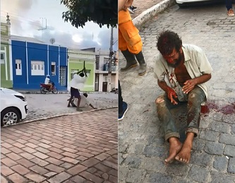 Homeless Man Gets Ruthless Attack with Machete