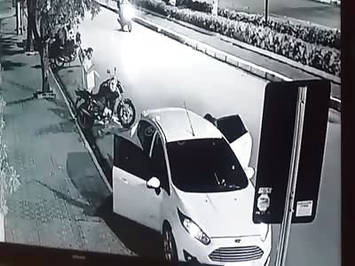 CCTV. man loses his life when he is run over