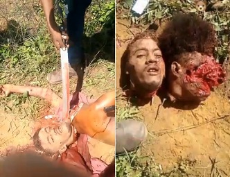 Brazilian Thugs Decapitate The Corpse Of A Rival And Show Off Corpses {Clean Version} 