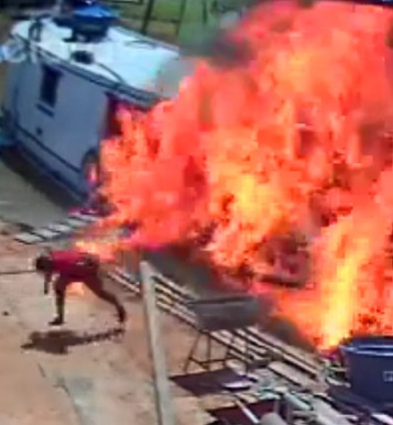 Man Severely Burned after Boat Explosion In Brazil