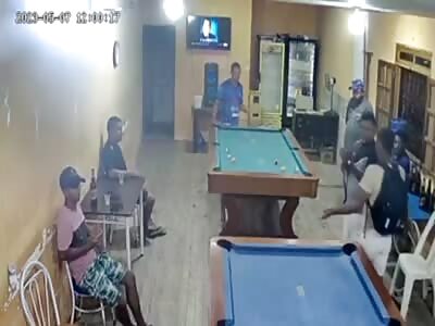Dude Gunned Down Inside Pool Hall