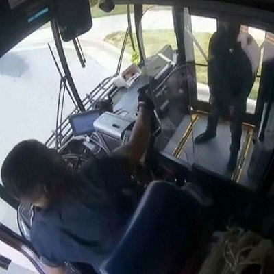 Surveillance Video Shows Shooting on CATS bus In Charlotte, North Carolina