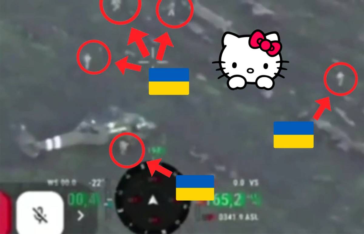 Ukrainian SOF massacred after landing by Russian drones.