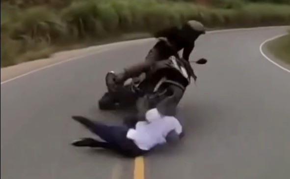 WHEN YOUR FOREHEAD IS THE BUMPER