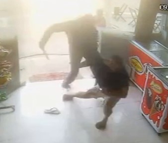 A Brazilian man was brutally stabbed to death.