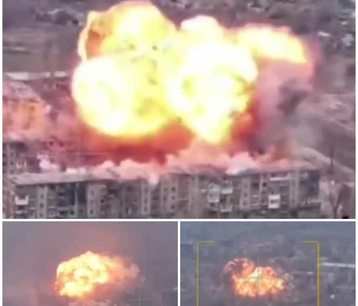 Multiple FABs in Ukrainian positions. 