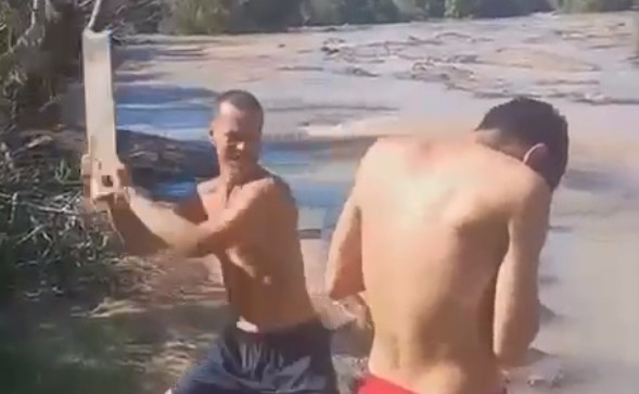 Planked For Stealing In Slums