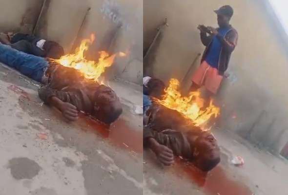 Two Men Accused Of Rape Attempt Beaten And Burned Alive