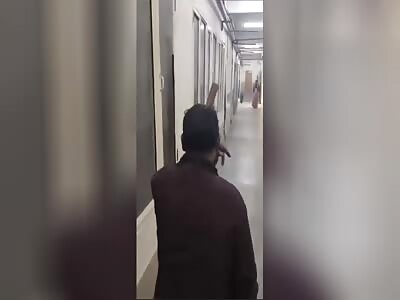 HE WALKED 3 KM WITH A DAGGER STUCK IN HIS HEAD