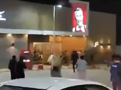 Huge Weeg Fight At Kfc (MULTIPLE ANGLES)