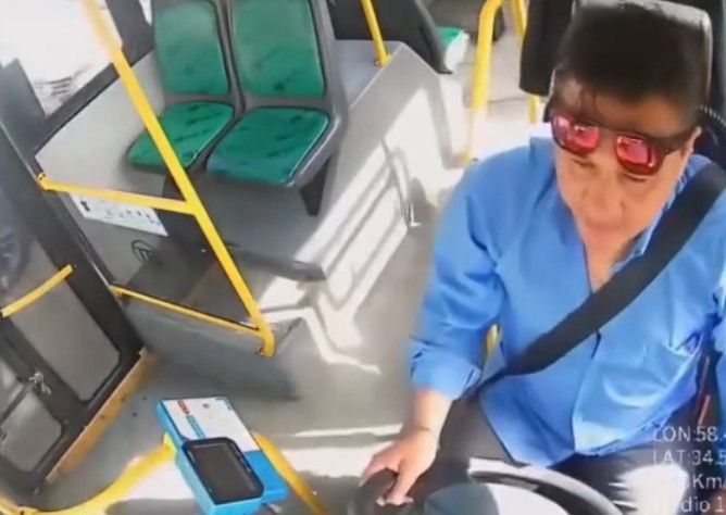 Bus Driver runs granny over, letting her in coma