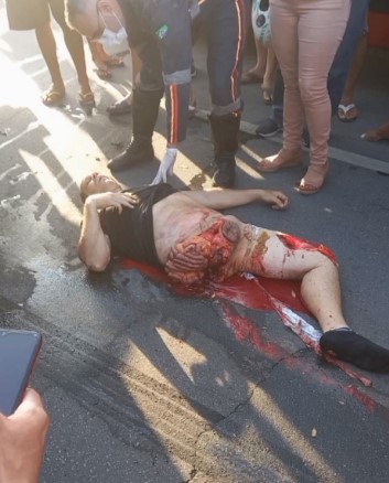 Motorcyclist was left destroyed in a horrific accident.