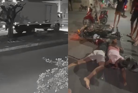 Cousins ​​die after motorcycle collides with truck in Brazil