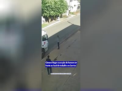 MAN SHOT DEAD IN FRONT OF HIS WORKPLACE