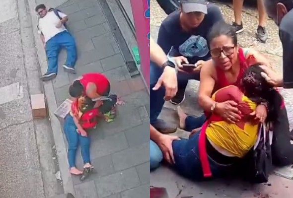 Woman Killed By Stray Bullet During Police Shooting (FULL)