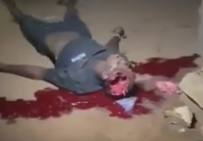 Civilian Man Got Brain Blown Out By Soldiers