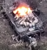 Barbecue on a vehicle