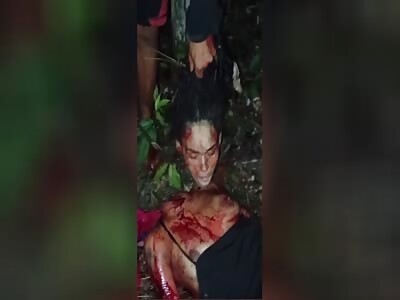 Cute Bitch Involved In Drug Traffic Beheaded By Gang