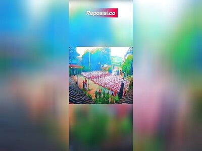 AFTERMATH OF THE VAN THAT PLOWS INTO STUDENTS