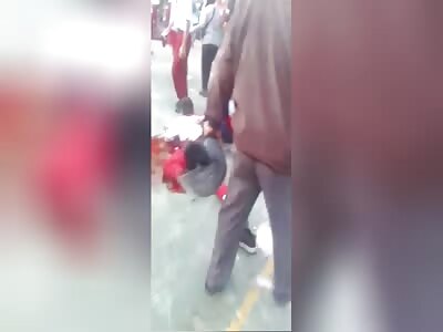 ANOTHER AFTERMATH VIDEO OF THE VAN THAT HIT THE STUDENTS