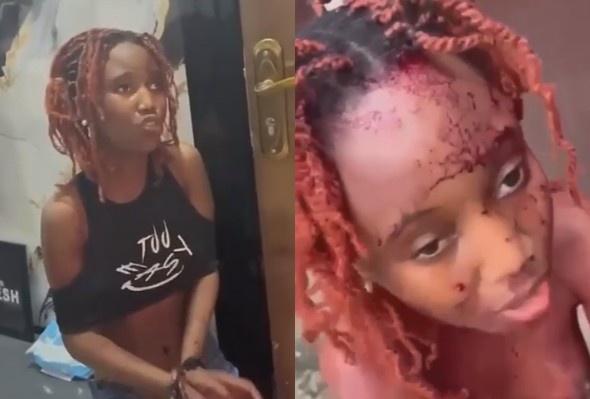 Hooker Stripped Naked After Stabbing A Man To Death In Nigeria