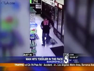 WTF PIECE OF SHIT INBRED PUNCHES A TODDLER IN THE FACE