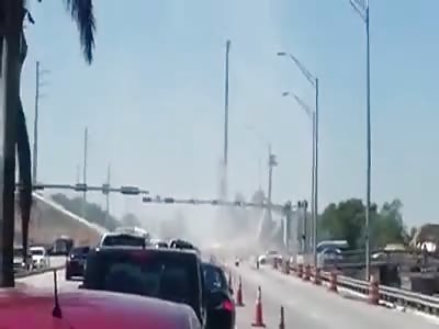 SHOCKING!! PEOPLE CATCH THE FIRST MOMENTS OF FLORIDA BRIDGE COLLAPSE