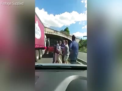 durban man pulls a gun during road rage only to be shot from it