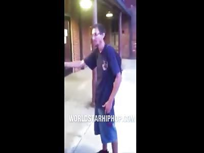 White Guy Says The N Word X3 Times And Gets Knocked Out