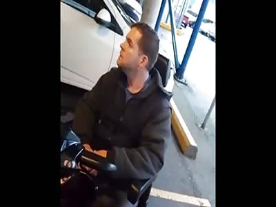 Disabled Pedophile Gets Confronted And Is Hit By A Car Trying To Flee 