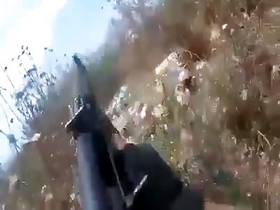 Jihadists On The Front Line Take A Direct Hit {GoPro Cam}