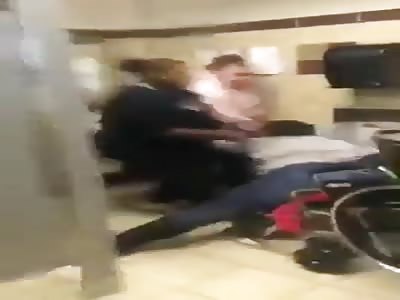 Wheelchair Bound Lady Says The N Word And Gets Beat Up