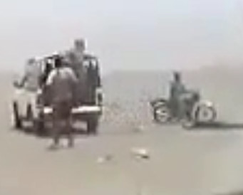 Captured Soldier Executed In The Desert By Rebel Fighters