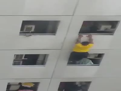 Guy Falls To His Death After Trying To Escape Building Like Spiderman