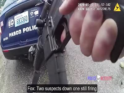 Bodycam Footage Of Cops Getting Into A Close Quarters Shootout 