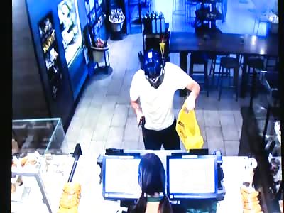 58-Year-Old Smashes Metal Chair In The Back Of Robber Wearing A Transformer Helmet