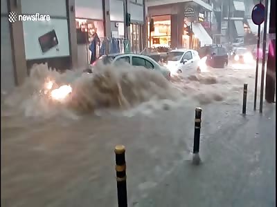 Storm hits northern Greece