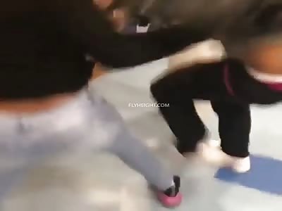 Boy gets his ass whooped by female