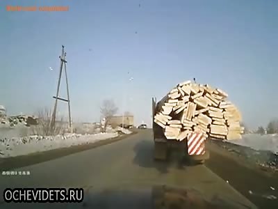 Sudden unloading of trucks -  compilation