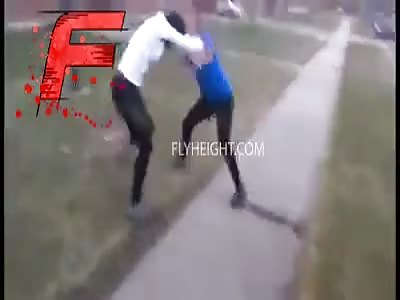 Girl gets beat down 